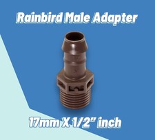 5 Pack Rain Bird Male Adapter Fitting 17mm Ba...
