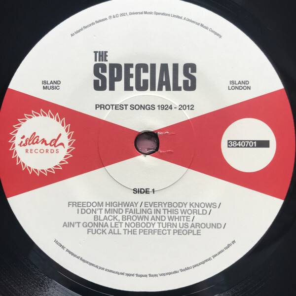 The Specials - Protest Songs 1924-2012 (LP, Album) (Mint (M)) | eBay ...
