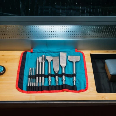 ARTIFICIAL-SHOP 11Pcs SDS Plus Rotary Hammer Drill Bits and Chisel Set for Masonry Concrete Tile