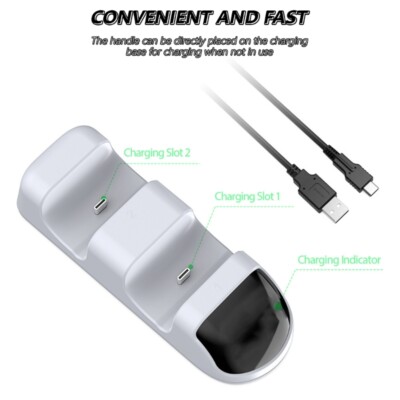 Highly Speed Controller Charging Station,LED Display for P5 Handle for Gamers