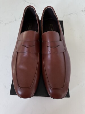 Fratelli Rossetti brown leather penny loafers Sz 12 NIB
