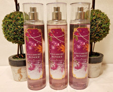 Bath Body Works WINTERBERRY WONDER Fragrance Body Mist 8 fl. oz. Lot of 3