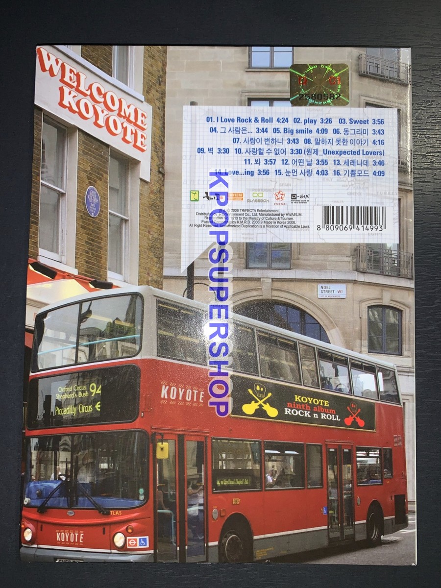 koyote9 韓国　CDアルバム　IN LONDON Koyote 9th Album Koyote in London CD Photobook Good