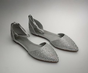 sparkly pointed flats
