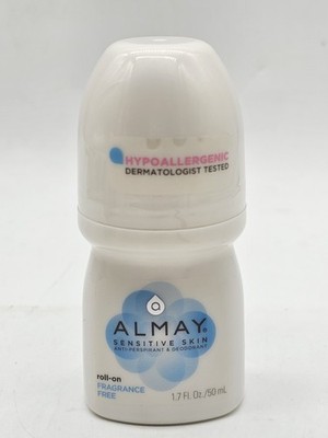 Almay Roll On Fragrance Free Deodorant For Sensitive Skin 1.7 oz