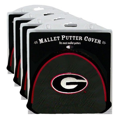 Team Golf NCAA Georgia Bulldogs Golf Mallet Putter Cover Golf Club Mallet Put...