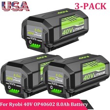 For Ryobi 40V Battery 8.0Ah Lithium Ion OP4050 OP40602 OP40261 OP4060 OP4030 40V