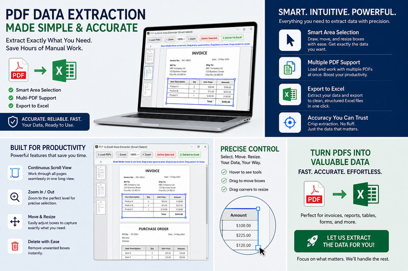 Professional PDF Data Extraction Service to Excel | Fast Accurate PDF Conversion