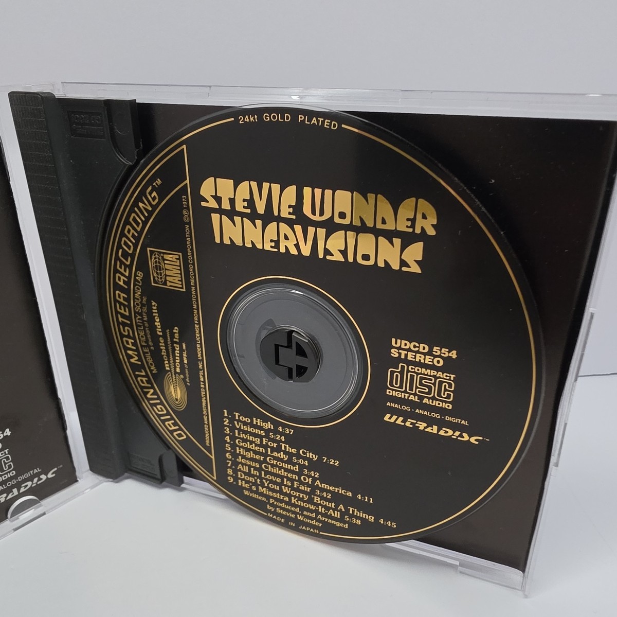 Innervisions by Stevie Wonder (CD, Nov-1991, Mobile Fidelity Sound