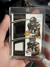 2015 Panini Immaculate Collection - Dual Jerseys Antonio Brown Sammie Coates/49 