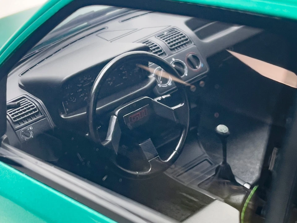 PEUGEOT 205 GTI 1.9 GRIFFE FLUORITE GREEN 1991 HC MODELS HC000503 1:8 10 PIECES - Photo 2/4