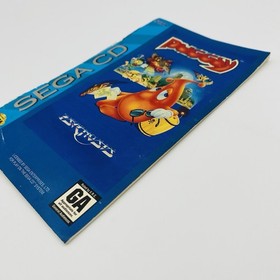 Puggsy Sega CD Instruction Manual Book Only Missing Back Cover Psygnosis Vintage