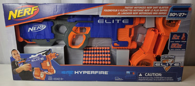 Nerf Hyperfire N-Strike Elite Blaster #C2540 Rare NIB