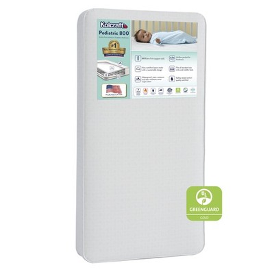 Kolcraft Pediatric 800 Extra Firm Baby Crib & Toddler Mattress, 80 Coil