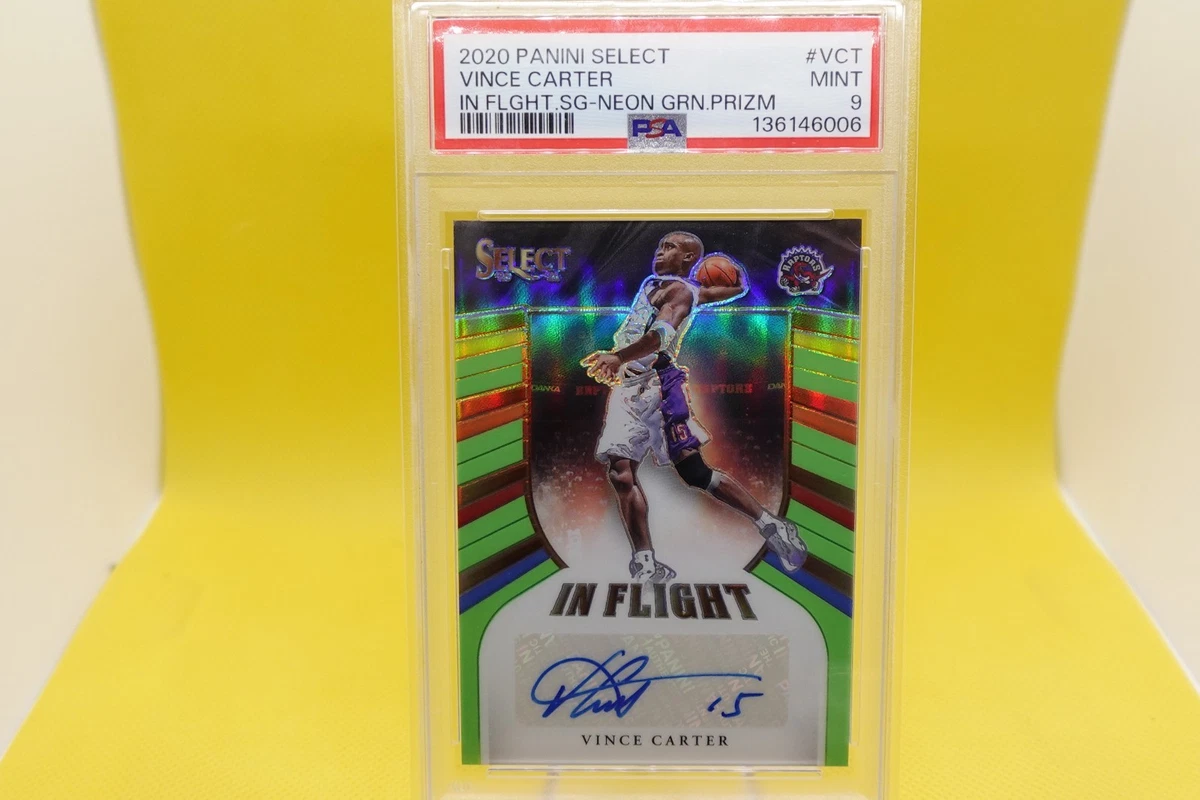 Panini Vince Carter Basketball Autographed Sports Trading Cards 