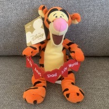 Disney Bean Bag Plush Father  s Day Tigger Winnie the Pooh 9  With Tag New