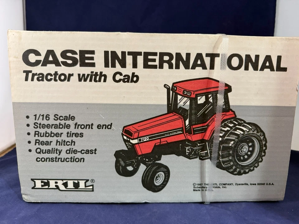 ERTL Case International 7120 Tractor W/ Cab 1/16 Scale Original Packaging Sp. Ed - Image 4 of 4