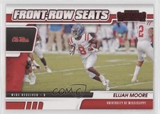2021 Panini Contenders Draft Picks Front Row Seats Red Elijah Moore #25 1s8
