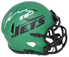 QUINCY WILLIAMS AUTOGRAPHED NEW YORK JETS RAVE SPEED MINI HELMET BECKETT