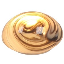 Shudehill Giftware Small Amber Pebble Glow Swirl Lamp 355390