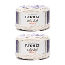 Blanket Stripes Grapevine Yarn - 2 Pack of 300g/10.5oz - Polyester - 6 Super ...