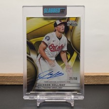 Topps 2025 Chrome Black Jackson Holliday AUTO Orioles CBA-JH /50