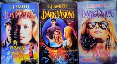Dark Visions Trilogy Volumes 1-3 L.J. Smith 1994 First ED PB Archway