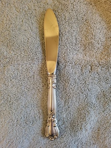 Gorham Chantilly Sterling Silver & Stainless MASTER BUTTER KNIFE 6 1/2” NO MONOS
