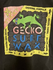 Vintage 80s Gecko Hawaii T-Shirt Large RARE Surf Skate Beach Retro Single Stitch