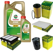 INSPEKTIONSKIT FILTER CASTROL 6L ÖL 5W30 für KIA Cee'D SW ED 1.6 CRDi 115