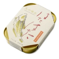 Japanese Canned Food Sandfish Smoked Oil Pickled Preserved Amanohashidate 105g
