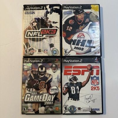 PS2 Sports Game Lot Of 4 - NFL NHL ESPN Gameday - PlayStation 2 Football Hockey