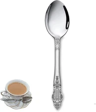 Teaspoons Flatware Set 12 pieces Stainless Steel Mirror Polished Dishwasher Safe