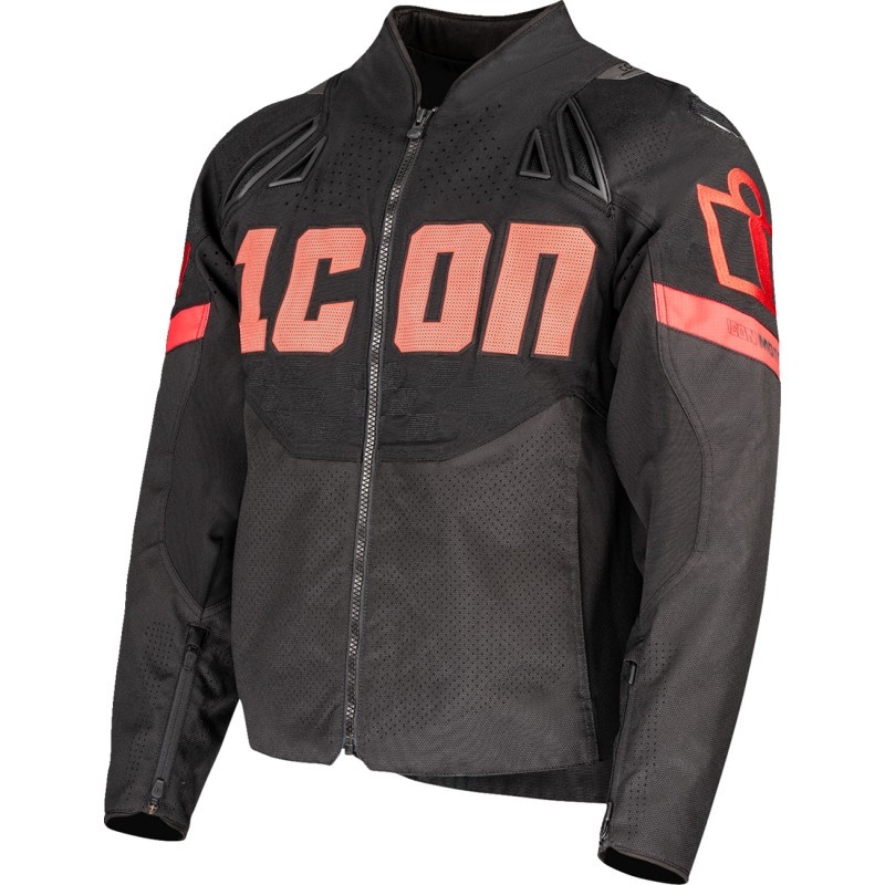 ICON Contra3 Hero Jacket - Black - Large 2820-7052 for sale online