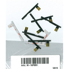 Ricambi Mediacom M-1GPS551 10 x Flat Antenna GPS Black Mediacom Phone Pad Duo S5