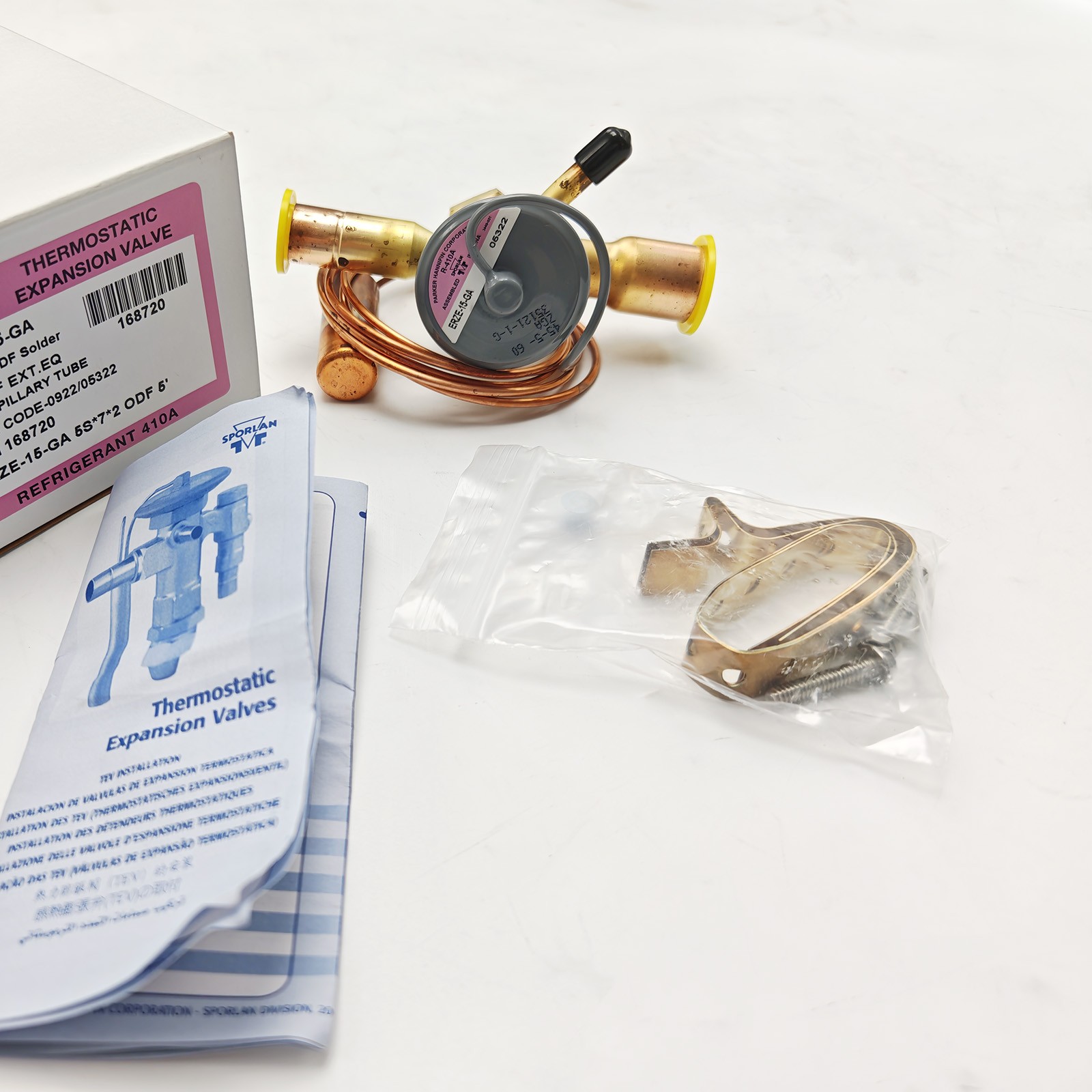 7/8"x1-1/8" Thermostatic Expansion Valve ERZE-15-GA 169450 for Parker Sporlan