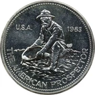 1983 Engelhard American Prospector 1 oz 999 Fine Silver Round