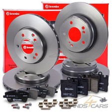 BREMBO BREMSSCHEIBEN +BELÄGE VORNE+HINTEN FÜR MERCEDES C-KLASSE KOMBI S203 W203