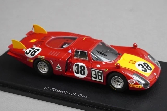 1:43 SPARK S4367 Alfa Romeo 33/2 Le Mans 5th 1968 #38 model car - Image 3 of 4