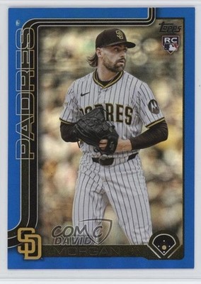 2025 Topps Update Blue Rainbow Foil 119/150 David Morgan #US348 Rookie RC 1s91