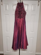 Sherri Hill Formal. Taffeta Skirt Beaded Top. Size 18 Altered To About 14.*Read