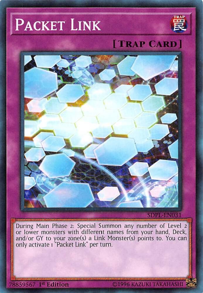 Packet Link SDPL-EN031 Structure Deck: Powercode Link Yu-Gi-Oh 1st Edition NM/M