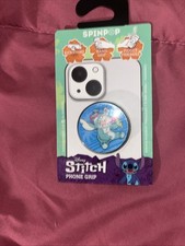 Disney Spin Pop Phone Grip   Stitch Cute But Weird  NEW