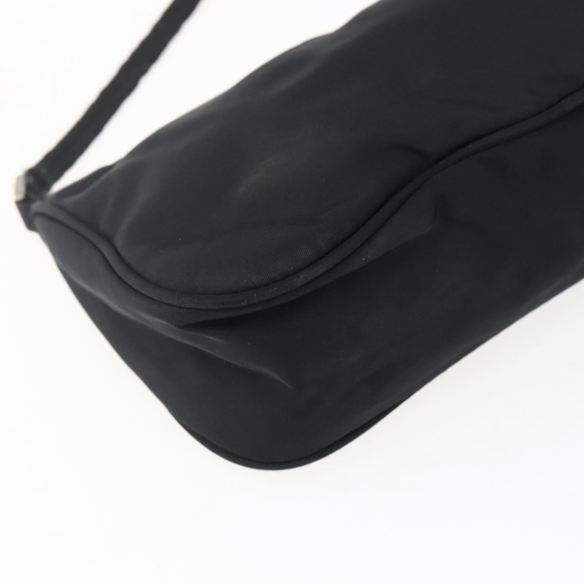 PRADA Hand Bag Nylon Black Silver Auth ep12953 thumbnail 13