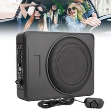 10" 600W Slim Under-Seat Subwoofer System Car Truck Sub w/ Amp Speaker