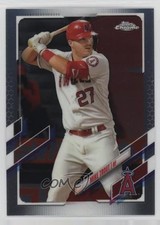 2021 Topps Chrome Mike Trout (Vertical Batting) #27 1ku6