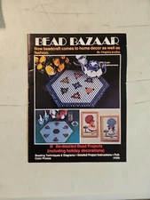 Vintage 1979 BEAD BAZAAR Vintage Beading Patterns Craft Book Plaid #7299