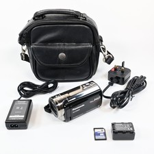 Panasonic HC-V500M Handheld High Definition HD Camcorder Black Tested - MINT!