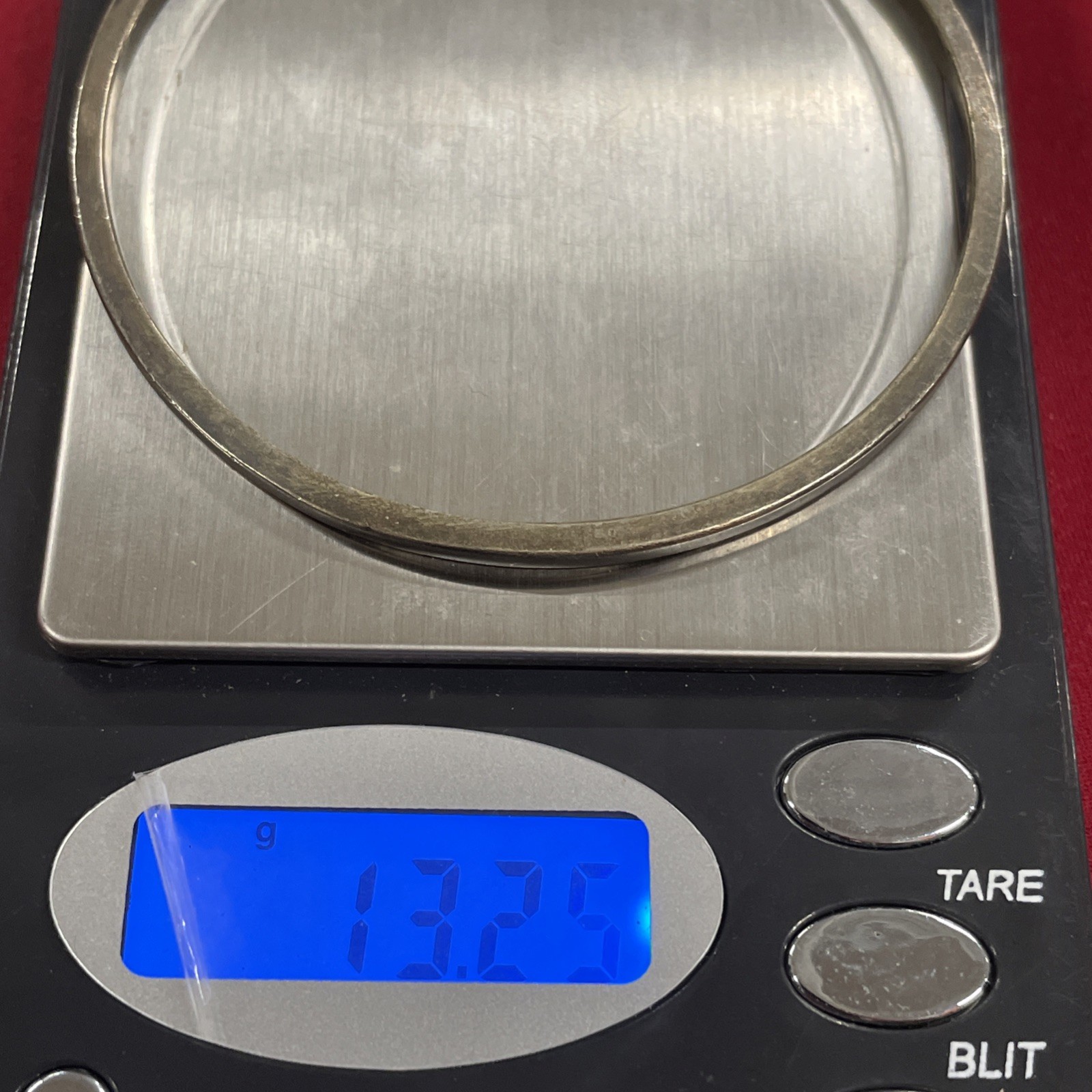 925 Sterling Silver Thick Plain Stackable Bangle … - image 5