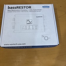 Wavtech bassRESTOR 2ch LOC/Line Driver w/ Bass Restoration New
